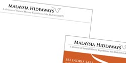 Malaysia Hideaways stationery set