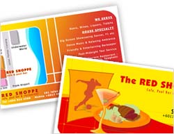 Red Shoppe business card
