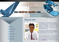 Khairul Syahir web design