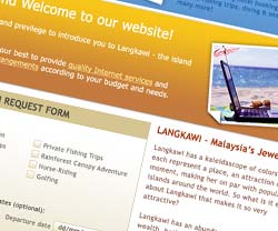 Langkawi Internet Services web design