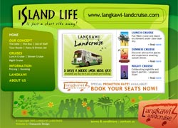 Langkawi Landcruise web design