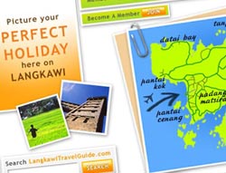 Langkawi Travel Guide web design