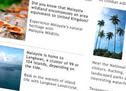 Malaysia Hideaways Proposed Article Page