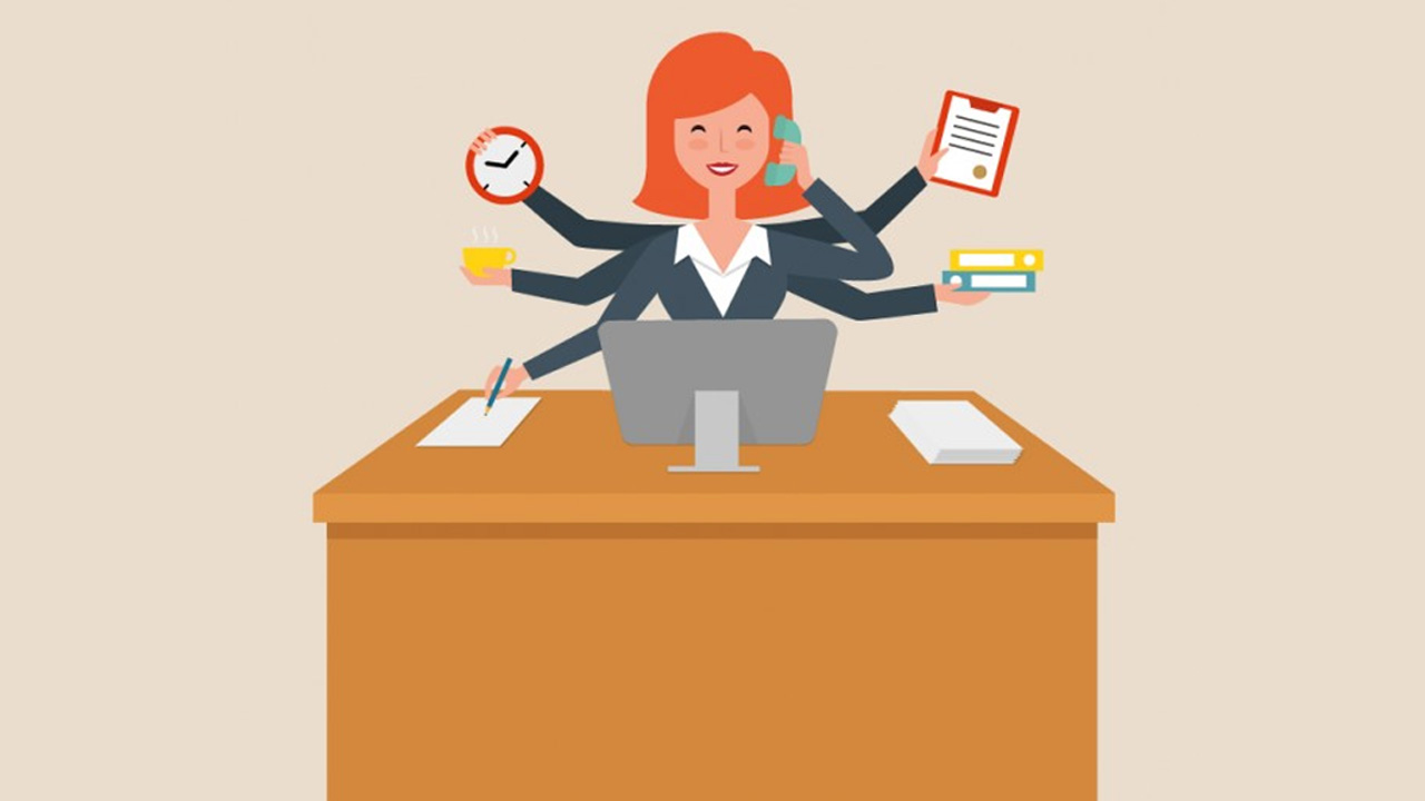 Productive Woman. Vector by FreePik at www.freepik.com